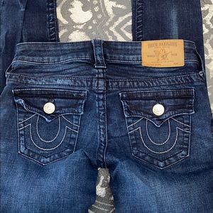 True Religion skinny Moto Jean 25
